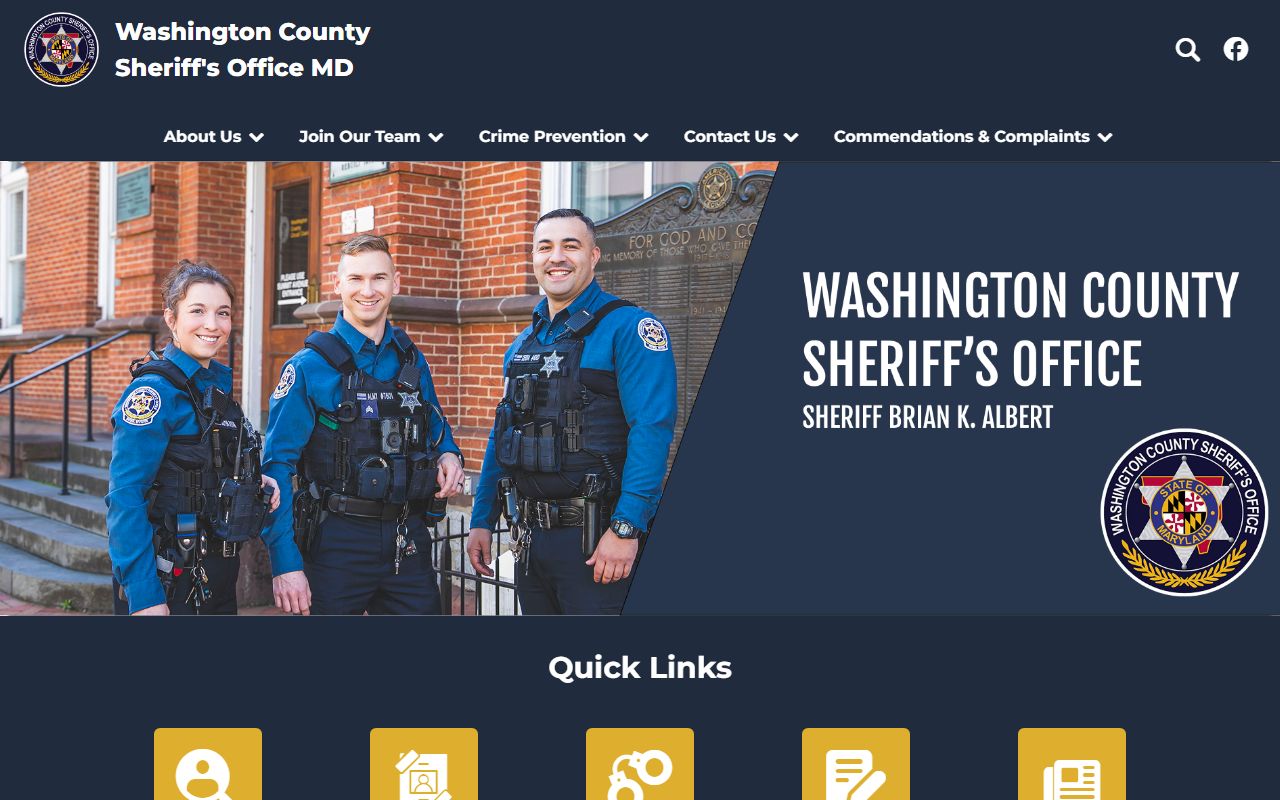 Washington County sheriff and jail records access